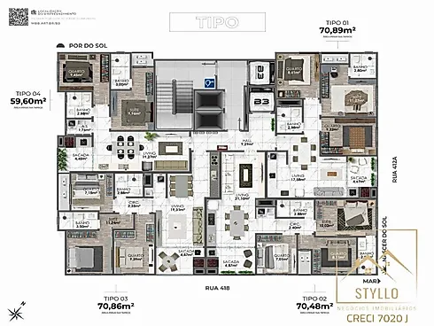 Apartamento em Morretes, Itapema