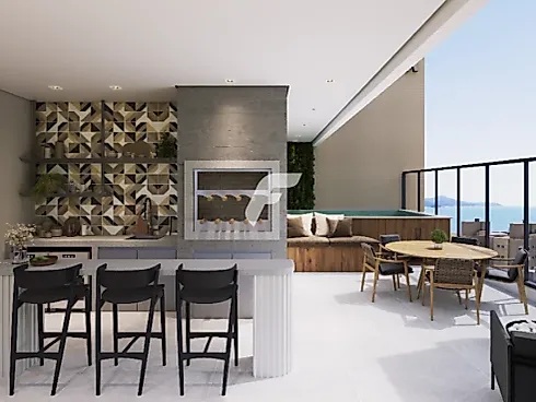 Apartamento em Meia Praia, Itapema