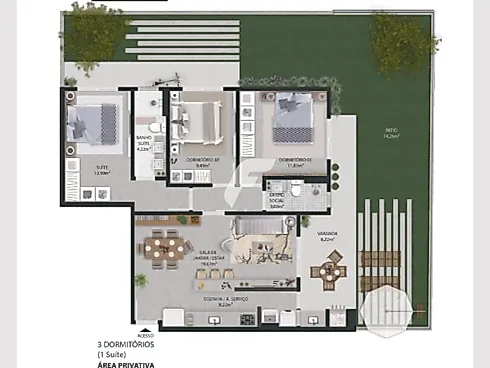 Apartamento em Ingleses Do Rio Vermelho, Florianópolis