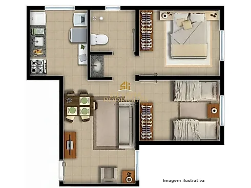 Apartamento em Guarda do Cubatão, Palhoça