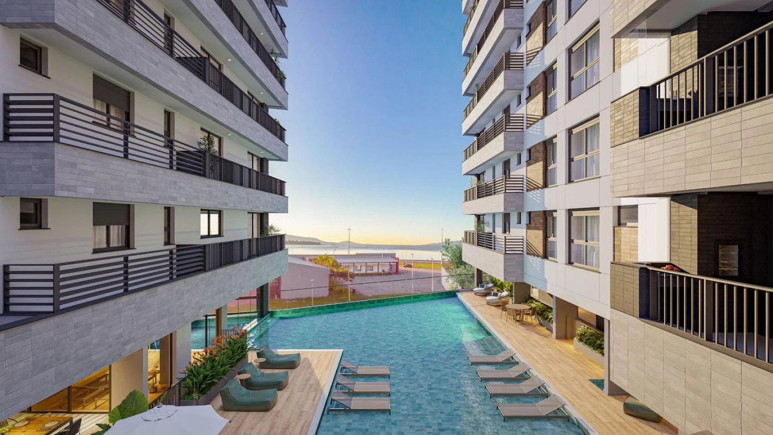Apartamento em Praia Comprida, São José