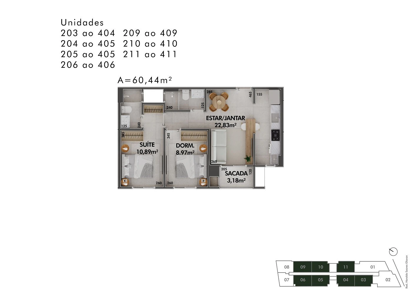 Apartamento em Cacupé, Florianópolis