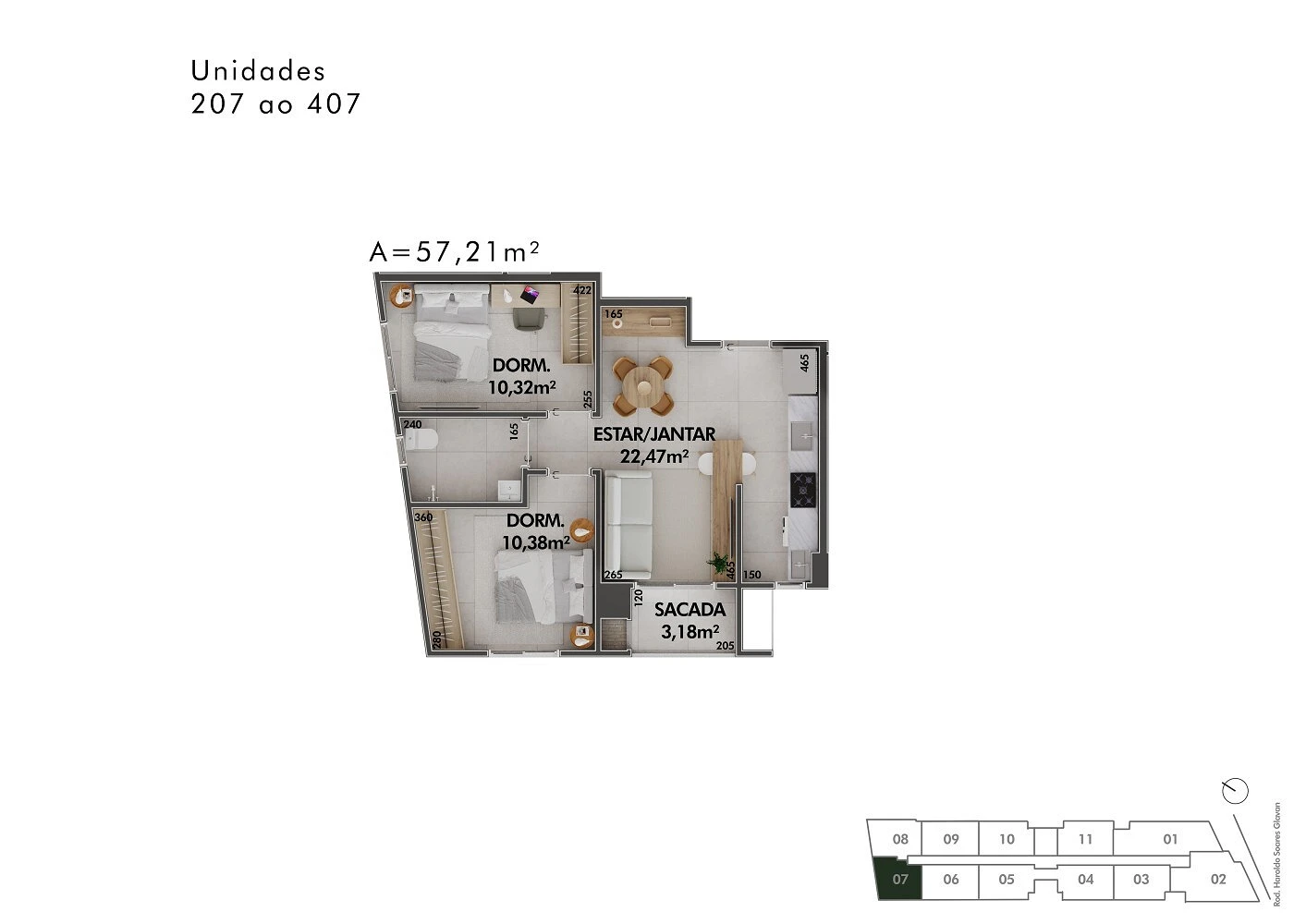 Apartamento em Cacupé, Florianópolis