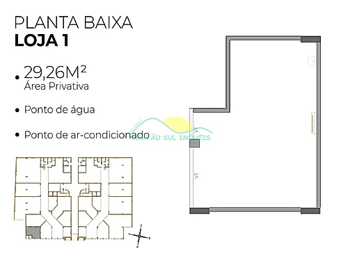 Escritório/sala em Abraão, Florianópolis