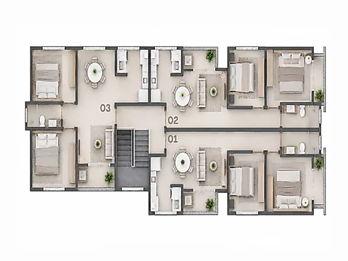 Apartamento em Barra do Aririú, Palhoça