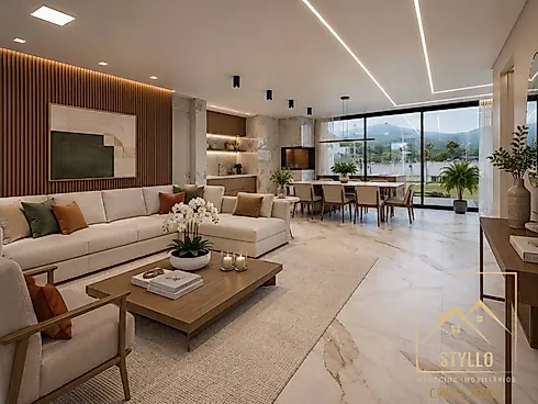 Excelente Casa com 3 Dormitórios a Venda, 187,00M² Condomínio Blue  Biguaçu - Casa em Delta Ville, Biguaçu - Foto 2
