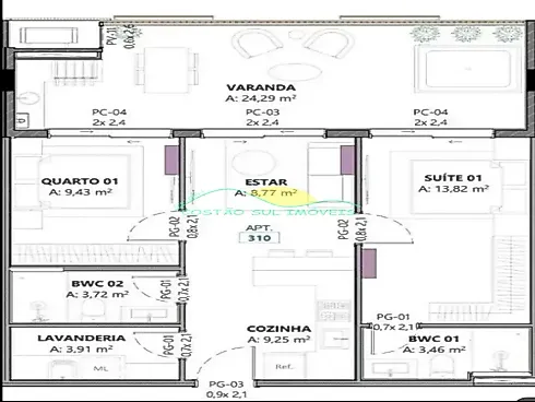 Apartamento à Venda, Campeche, Florianópolis, SC - Apartamento em Campeche, Florianópolis - Foto 4