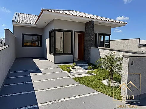 Excelente Casa 2 Dormitórios à Venda 49,67M² Nova Palhoça - SC - Casa em Barra Do Aririú, Palhoça - Foto 1