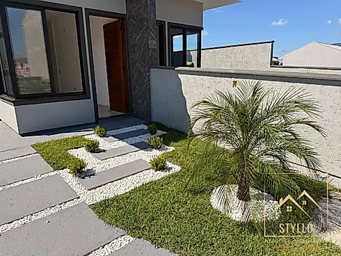 Excelente Casa 2 Dormitórios à Venda 49,67M² Nova Palhoça - SC - Casa em Barra Do Aririú, Palhoça - Foto 2