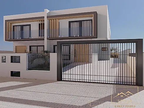 Excelente Sobrado 3 Dormitórios 100,00M² Bairro Nova Palhoça - Casa em Nova Palhoça, Palhoça - Foto 2