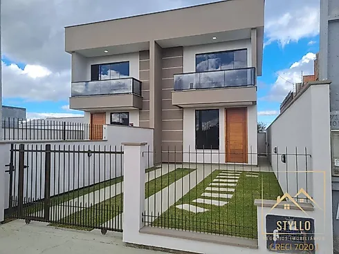 Excelente Sobrado 2 Dormitórios 73,00M² Villa Toscana Nova Palhoça - Casa em Barra Do Aririú, Palhoça - Foto 1