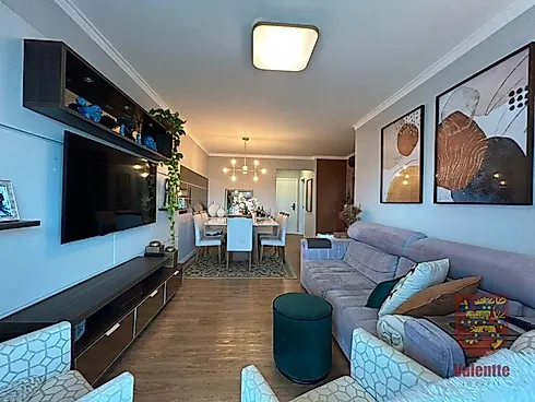 Apartamento 3 Dormitórios sendo 1 Suíte com 1 Vaga no Novo Estreito- Florianópolis-SC - Apartamento em Novo Estreito, Florianópolis - Foto 2