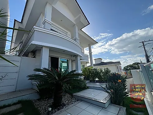 Mansão dos Sonhos em Itaguaçu: 4 Suítes, 7 Vagas de Garagem, Puro Luxo Esperando por Você! - Casa em Itaguaçu, Florianópolis - Foto 4