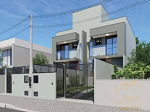 Sobrado 2 Dormitórios 98,23 m² Loteamento Novo Horizonte São José - Casa em Forquilhas São José, São José - Foto 2