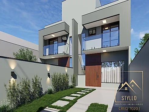 Sobrado 2 Dormitórios 98,23 m² Loteamento Novo Horizonte São José - Casa em Forquilhas São José, São José - Foto 3