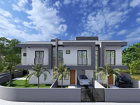 Sobrado 3 Quartos com 1 Suíte e 112m² - Guarda do Cubatão - Sobrado em Guarda do Cubatão, Palhoça - Foto 5
