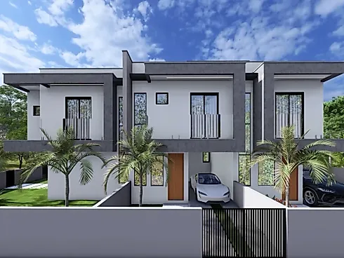 Sobrado 3 Quartos com 1 Suíte e 119m² - Guarda do Cubatão - Sobrado em Guarda do Cubatão, Palhoça - Foto 1