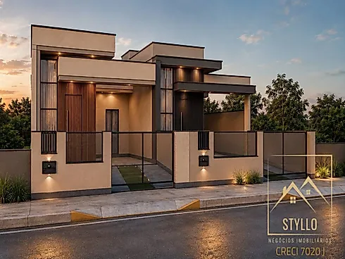 Excelente Casa Geminada com 63,43 M Loteamento Bosque de São José  - Casa em Forquilhas Oeste, São José - Foto 2