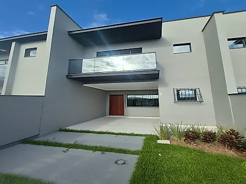Sobrado em São José - Sobrado geminado em Sertão do Imaruim, São José - Foto 1