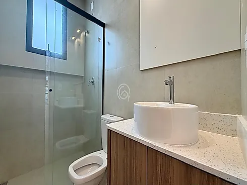 Casa Unifamiliar de Alto Padrão com Design Moderno I Areias - São José/SC - Foto 16