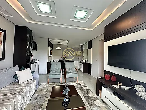 Apartamento 3 Dormitórios 1 Suíte, Mobiliado Palhoça - Foto 3