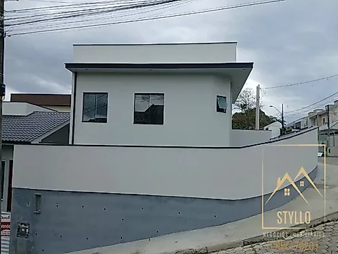 Excelente Casa Geminada 3 Dormitórios Loteamento Manoel de Melo Forquilhas - Foto 2
