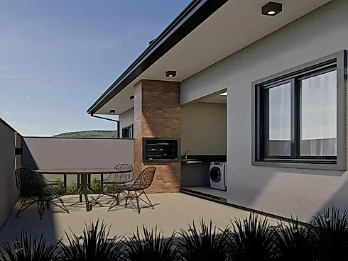 Casa Geminada Ótima Localização em Vila Toscana - Foto 13