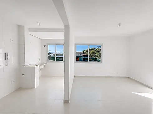 Apartamento 3 Dorm sendo uma Suíte C/ Sacada e Churrasc, Sertão do Maruim - Apartamento em Sertão do Maruim, São José - Foto 2