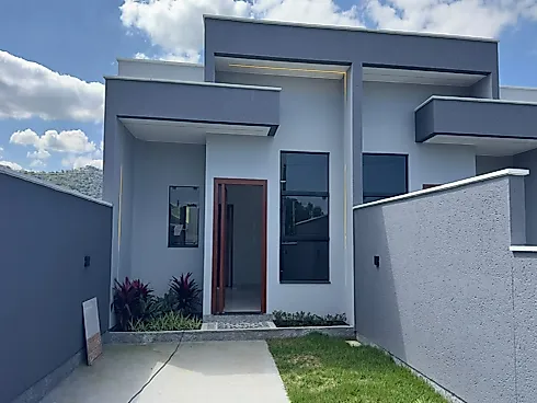Casa Geminada à Venda com 2 Dormitórios (sendo uma Suíte), Forquilhas, São José/SC - Casa geminada em Forquilhas Leste, São José - Foto 3
