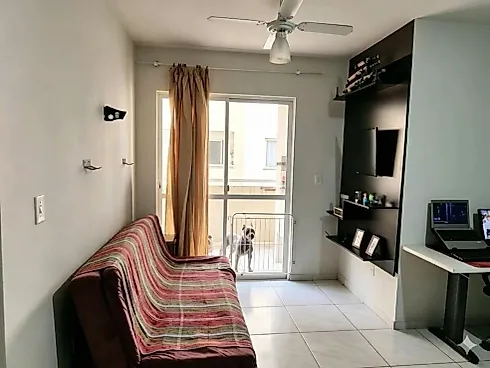 Apartamento com 2 Dormitórios C/ Sacada e Churrasqueira no Balneário do Estreito - Apartamento em Balneário, Florianópolis - Foto 2