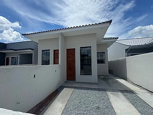 Casa Geminada 2 Quartos com 1 Suíte e 75m² - Guarda do Cubatão - Casa geminada em Guarda do Cubatão, Palhoça - Foto 2