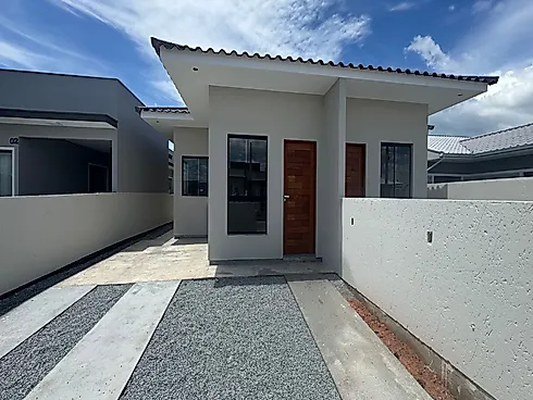 Casa Geminada 2 Quartos com 1 Suíte e 75m² - Guarda do Cubatão - Casa geminada em Guarda do Cubatão, Palhoça - Foto 3