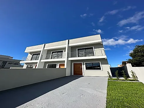 Sobrado Geminado 3 Quartos com 1 Suíte e 115m² - Aririú - Sobrado geminado em Aririú, Palhoça - Foto 1