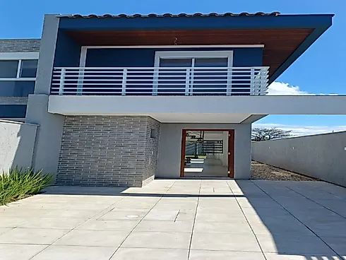 Casa Geminada de Dois Pavimentos, Financiável, com 3 Suítes, no Marinas do Campeche - Campeche - Flo - Casa em Campeche, Florianópolis - Foto 4
