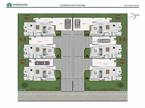 Casa Alvenaria 2 Pavimentos, Geminada, Financiável, com 3 Quartos, sendo 1 Suíte, no Residencial Aço - Foto 19