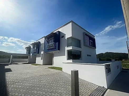 Casa Alvenaria 2 Pavimentos, Geminada, Financiável, com 3 Quartos, sendo 1 Suíte, no Residencial Aço - Casa em Ribeirão da Ilha, Florianópolis - Foto 3