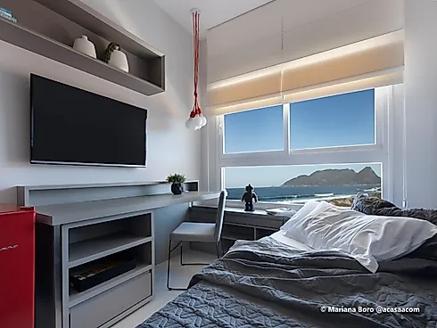 Apartamento com Vista Panorâmica e Acesso Privativo à Praia -  Condomínio Island Home & Resort, Morr - Foto 13