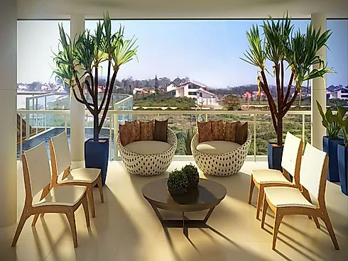 Apartamento com Vista Panorâmica e Acesso Privativo à Praia -  Condomínio Island Home & Resort, Morr - Foto 28