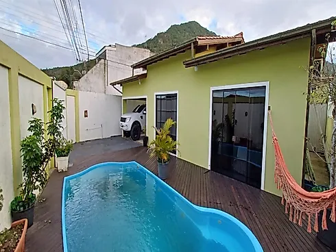 Aconchegante Casa Plana de 2 Quartos com Piscina no Alto Ribeirão - Ribeirão da Ilha - Florianópolis - Casa em Ribeirão da Ilha, Florianópolis - Foto 4