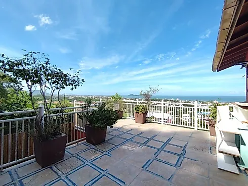 Casa 3 Pavimentos, Piscina Aquecida e Vista Privilegiada – Morro das Pedras, Florianópolis, SC - Casa em Morro das Pedras, Florianópolis - Foto 3
