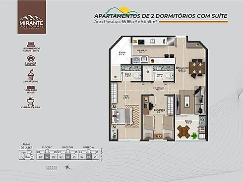 Apartamento de 3 Quartos no Mirante dos Corais - Super  Desconto- Ótimo Custo Beneficio, Confira! - Foto 20