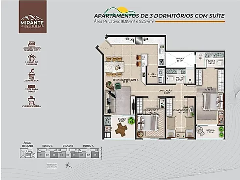 Apartamento de 3 Quartos no Mirante dos Corais - Super  Desconto- Ótimo Custo Beneficio, Confira! - Foto 21