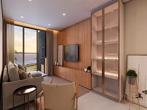Studios e Apartamentos de 1 Quarto, 2 Quartos, 2 Suítes  na Planta no Hub Beira Mar - Saco dos Limõe - Foto 10