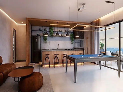 Studios e Apartamentos de 1 Quarto, 2 Quartos, 2 Suítes  na Planta no Hub Beira Mar - Saco dos Limõe - Foto 15