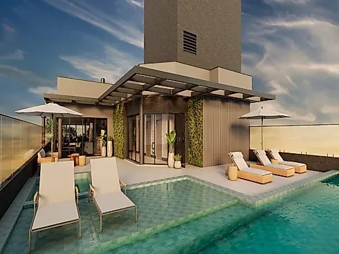 Studios e Apartamentos de 1 Quarto, 2 Quartos, 2 Suítes  na Planta no Hub Beira Mar - Saco dos Limõe - Apartamento em Saco dos Limões, Florianópolis - Foto 4