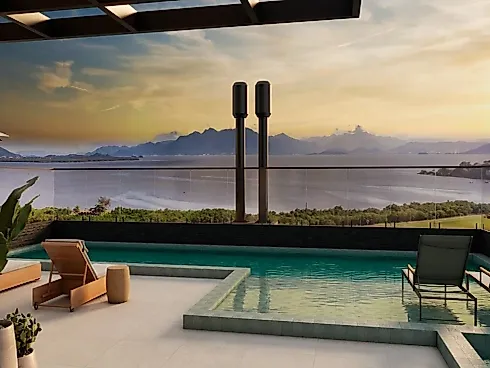 Studios e Apartamentos de 1 Quarto, 2 Quartos, 2 Suítes  na Planta no Hub Beira Mar - Saco dos Limõe - Apartamento em Saco dos Limões, Florianópolis - Foto 5