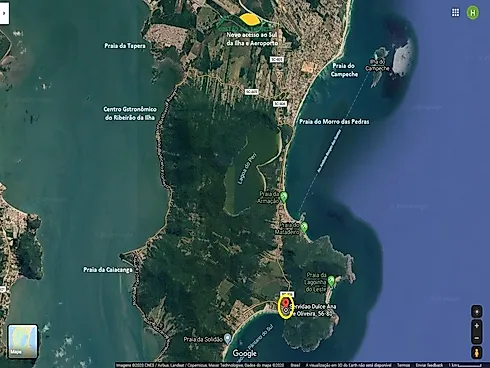 Terreno de 81.006 62 m2 a 260 Metros da Praia, com Potencial Hoteleiro - Pântano do Sul - Florianópo - Foto 15