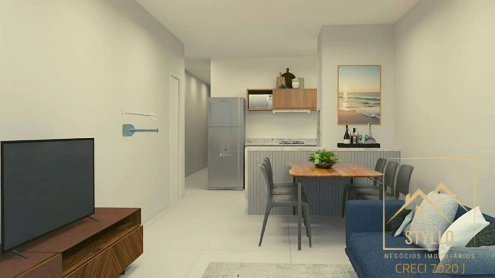Apartamento em Balneário Ponta do Papagaio, Palhoça