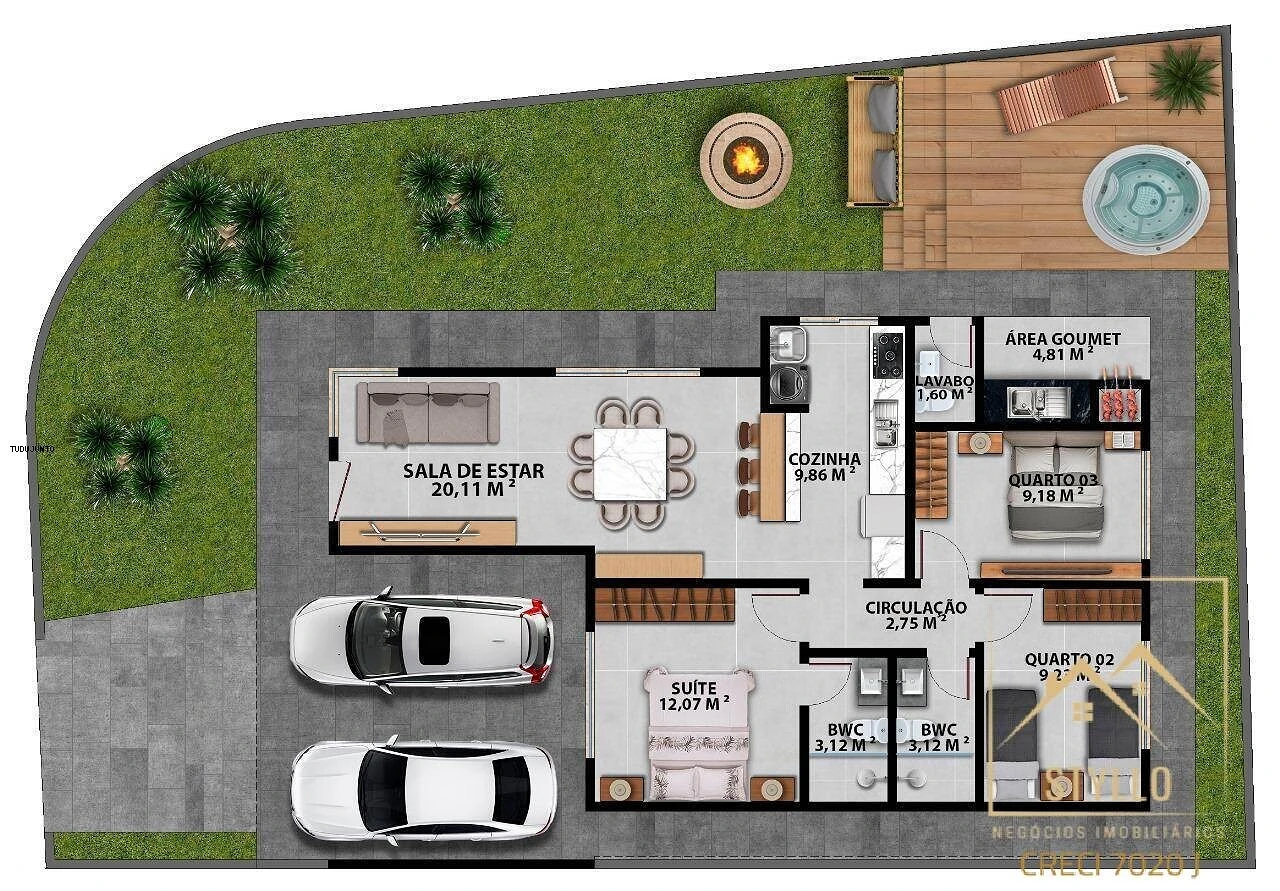 Casa em Forquilhas, São José