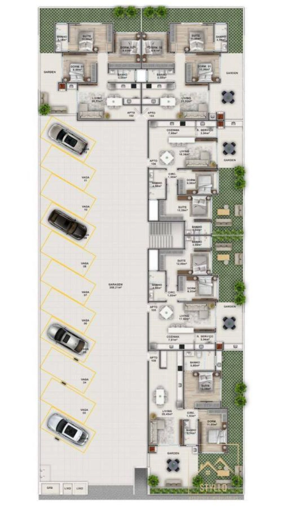Apartamento em Pinheira, Palhoça